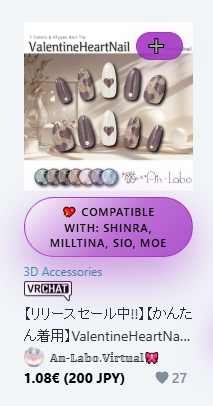 Avatar highlight overview inside Booth-Companion overlay